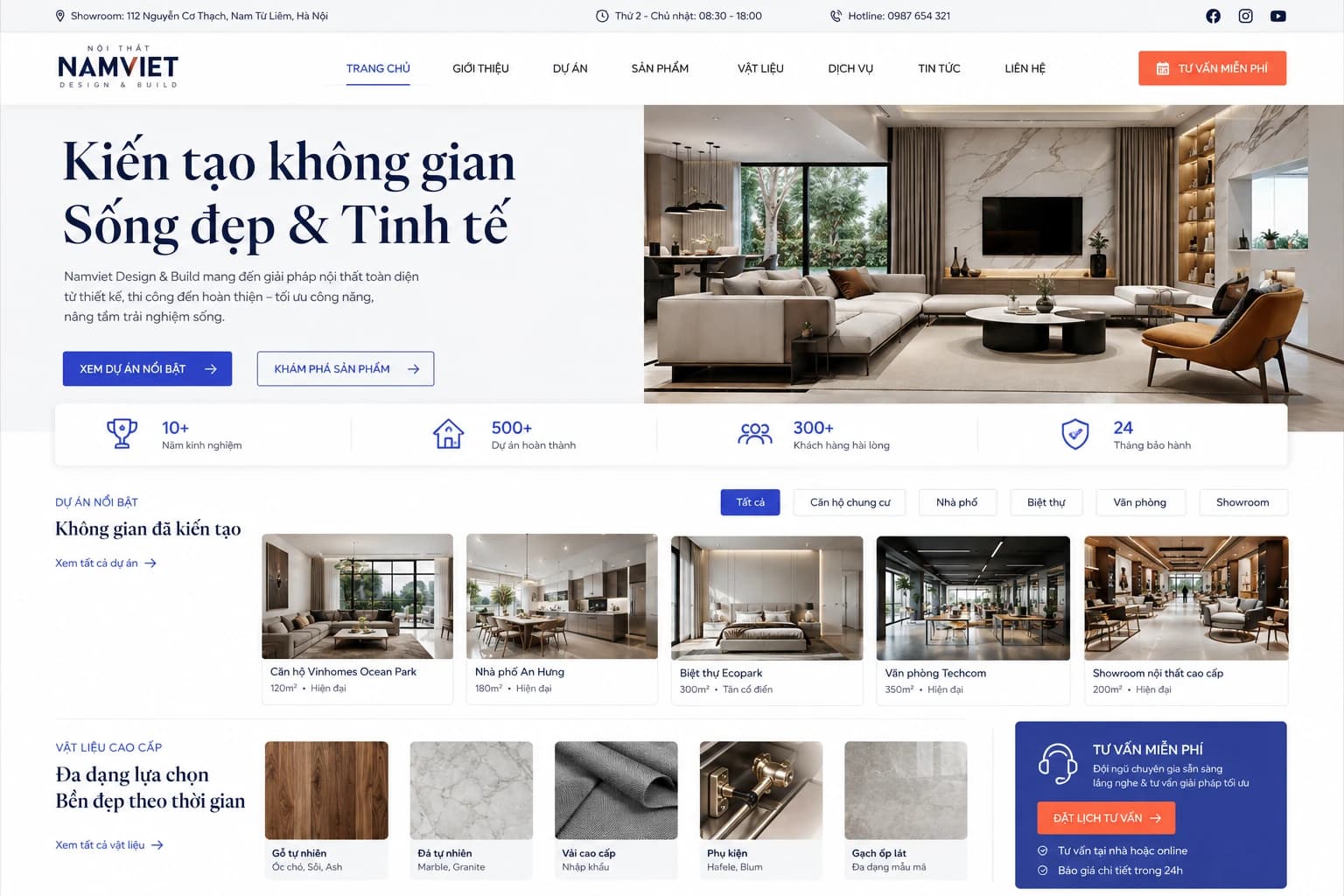 Mẫu website du lịch với lịch trình và đặt tour